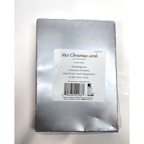 Vintage Christmas Cards Dove Peace on Earth  & Box 16 Ct. & Envelopes 7 X 5 in - Picture 7 of 10